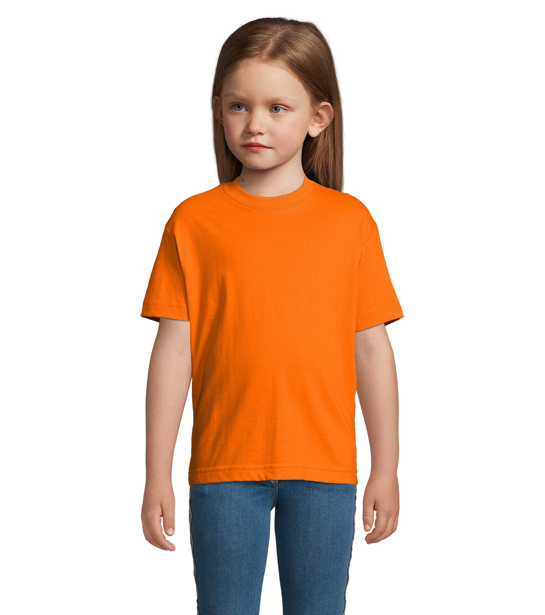 Tshirt enfant publicitaire coton 190g - IMPERIAL Orange 1